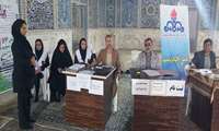 برپایی میز خدمت مرکز آموزش فنی وحرفه‌ای شهرستان فارسان همزمان با نماز جمعه