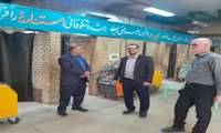 حضورفرماندارمحترم شهرستان درمرکزاموزش فنی و حرفه ای شهرستان اردل