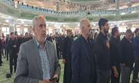 شرکت در مراسم شهدای سرافراز جنگ تحمیلی با رژیم غاصب صهیونیستی