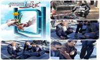 آئین گلباران و عطر‌افشانی گلزار مطهر شهدای شهرکرد برگزار شد.