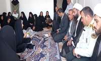 بازدید  از کلاسهای مهارت آموزی خواهران در رشته ترشی سازی واقع در شهر کاج 