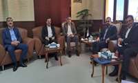 نشست سید جمیل احمدی معاون آموزش سازمان آموزش فنی و حرفه ای کشور با رئیس اتاق بازرگانی استان