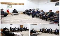 دیدار سید جمیل احمدی معاون آموزش سازمان و محمود تقی پور مدیرکل دفتر نظارت بهسازی و هدایت شغلی سازمان با نماینده ولی فقیه در استان
