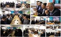 دیدار سید جمیل احمدی معاون آموزش سازمان و محمود تقی پور مدیرکل دفتر نظارت بهسازی و هدایت شغلی سازمان با همکاران