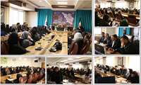 نشست با روسای آموزشگاه های آزاد پس از آیین معارفه سیدمحمد علوی سرپرست اداره کل آموزش فنی و حرفه ای استان